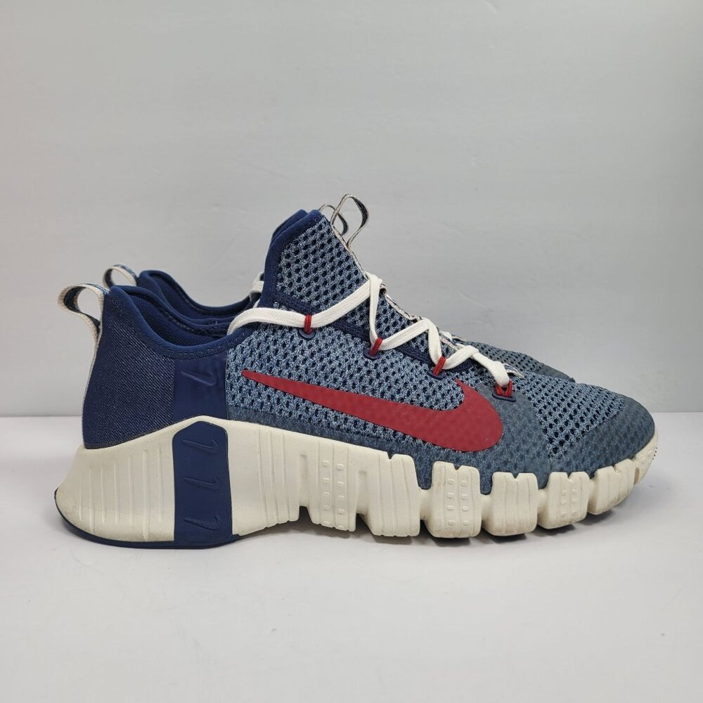 Nike Free Metcon 3 AMP Men's Royal Blue Gym Red Sneakers CV9341-461 US Size 12 - Picture 1 of 8